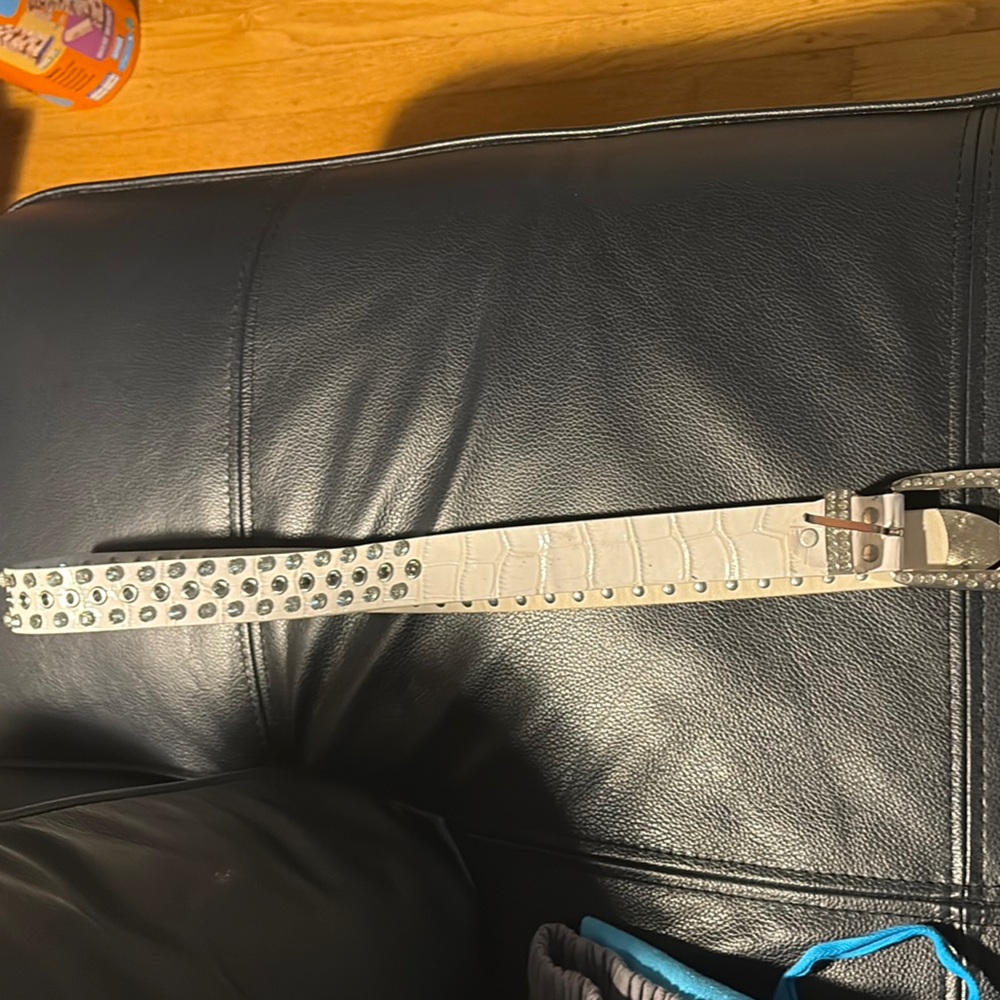 Hot Topic Silver Studded Belt